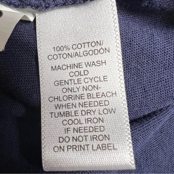 LOFT Scoop Neck Sleeveless Shirt Tank Top Blue Medium - Picture 4 of 5